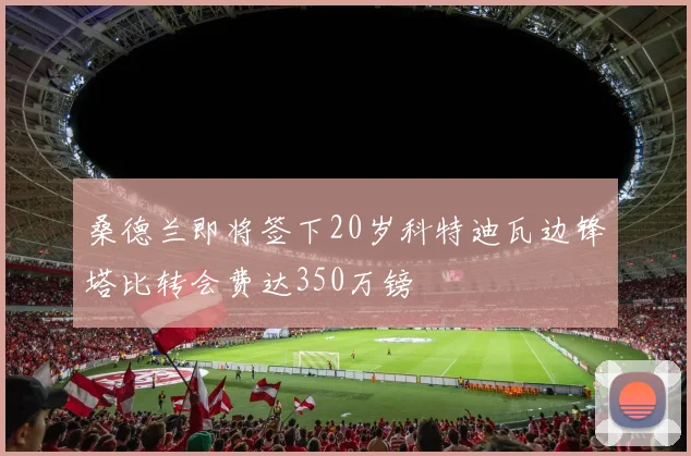 桑德兰即将签下20岁科特迪瓦边锋塔比转会费达350万镑
